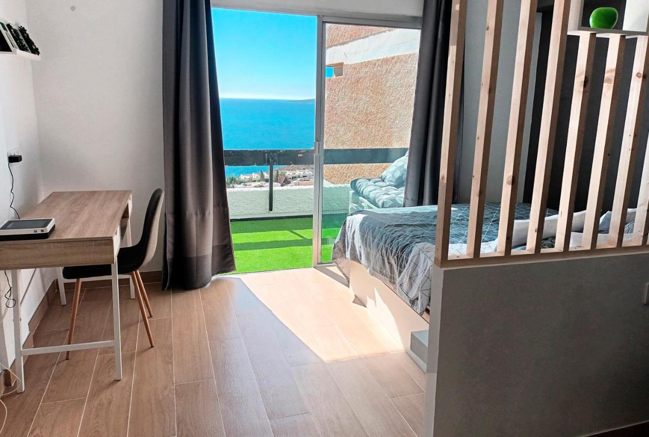 Modern Open-Plan Studio With Terrace And Sea View Tabaiba Eksteriør bilde