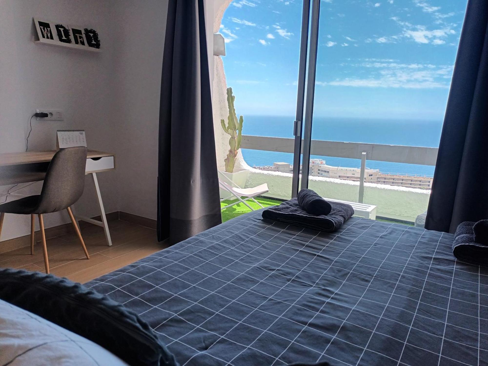 Modern Open-Plan Studio With Terrace And Sea View Tabaiba Eksteriør bilde